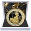 10 Unze Silber Black Marble Britannia Iced Out 2025 (Auflage: 50 | teilvergoldet)