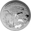 1kg Silber African Safari Nashorn 2019 (Auflage: 100 | Polierte Platte | Zertifikat Nr. 001)