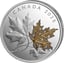 2 Unze Silber Maple Leaf 2026 (Auflage: 1.850 | teilvergoldet | Diamant | Polierte Platte)