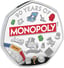 50 Pence Silber 90 Jahre Monopoly 2025 (Auflage: 4.500 | Polierte Platte)