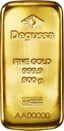 500g Goldbarren Degussa