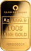 100g Elefanten Goldbarren (Rand Refinery)