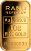 10g Elephant Gold Bar (Rand Refinery)