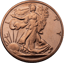 1 Unze Kupfermünze Walking Liberty