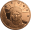 1 Unze Kupfermünze Liberty Head