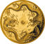 2 Unze Gold Double Dragon 2019 PP (High Relief | Auflage: 500)