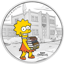 1 Unze Silber Lisa Simpson 2019 (coloriert | Auflage: 5.000 | 4. Motiv)