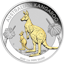 1 Unze Silber Känguru 2020 (Auflage: 5.000 | teilvergoldet)