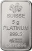 5g Platinum Bar Umicore, Degussa