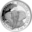1 Unze Platin Somalia Elefant 2021 PP (Auflage: 30 | Polierte Platte)