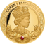 1 Unze Gold 95. Geburtstag Queen Elisabeth II. 2021 PP (Auflage: 150| Polierte Platte | mit echtem Rubin)