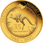 2 Unze Gold Känguru Nugget 35. Jubiläum 2021 PP (Auflage: 150 | Polierte Platte)