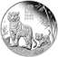 1/2 Unze Silber Lunar III Tiger 2022 PP (Auflage: 4.000 | Polierte Platte)