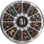 5 Unze Silber Tierkreiszeichenkalender 2021 AF (Auflage: 388 | Antik Finish)
