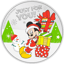 1 Unze Silber Mickey Maus Weihnachtsmünze 2021 PP (Auflage: 2.021 | coloriert)