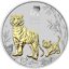 1 Unze Silber Lunar III Tiger 2022 (Auflage: 25.000 | teilvergoldet)