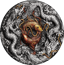 2 Unze Silber Double Dragon und Koi 2021 AF (Auflage: 888 | Antik Finish)