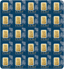 25 x 1g Goldbarren PAMP