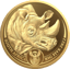 1 Unze Gold Big Five II Nashorn 2022 PP (Auflage: 500 | 3. Motiv | im Etui)