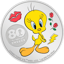 1 Unze Silber Tweety 80. Jubiläum 2022 PP (Auflage: 1.942 | coloriert | Polierte Platte)