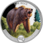 1 Unze Silber World's Wildlife Grizzlybär (Auflage: 5.000 | coloriert)
