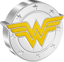 1 Unze Silbermünze Wonder Woman Logo 2022 PP (Auflage: 5.000 | coloriert | Polierte Platte)