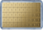50 x 1g Gold Tafelbarren Combibar (Made in Germany)