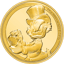 1/4 Unze Gold 75 Jahre Scrooge MCDuck 2022 PP (Auflage: 250 | Polierte Platte)