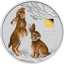 1kg Silber Lunar III Hase 2023 (Auflage:388 | coloriert)