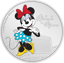 1 Unze Silber Minnie Mouse Mickey & Friends Walt Disney 2023 (Auflage: 5.000 | coloriert | Polierte Platte)