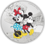 3 Unze Silber Minnie Mouse Mickey & Friends Walt Disney 2023 (Auflage: 1.000 | coloriert | Polierte Platte)