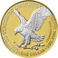 1 Unze Silber American Eagle 2023 Reverse gilded (Auflage: 100 | teilvergoldet Gelbgold)
