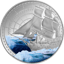 1 Unze Silber Captain Cook Antarctic Adventure 2023 (Auflage: 750 | coloriert | Polierte Platte)
