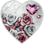 20g Silber Brilliant Love Herzform 2024 PP (Auflage: 2.024 | Kristalle | Polierte Platte | Etui)