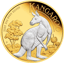 2 Unze Silber Känguru Nugget 2023 (Auflage: 3.000 | Reverse gilded)