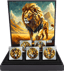 Kings of the Savanna Set 2023 (Mintage: 50 | colorized | partially gilded)