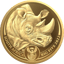 5 Unze Gold Big Five II Nashorn 2022 (Auflage: 50 | 2. Motiv | im Etui)