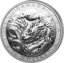 50 Dollar Kanada Silbermünze Jahr des Drachen 2024 (Auflage: 5.388 | beidseitig High Relief | Polierte Platte)