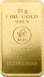 25g Goldbarren Heimerle und Meule