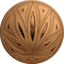1 Unze Kupfermünze Cannabis (The Big Leaf)