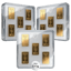 25 x 5g Goldbarren Heimerle und Meule UnityBar