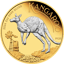 2 Unze Silber Känguru Nugget 2024 (Auflage: 3.000 | teilvergoldet | Polierte Platte)