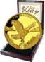3 Unze Gold World's Wildlife Wanderfalke 2024 (Auflage: 50 | Polierte Platte)