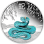 1 onza de plata Lunar III Serpiente 2025 (tirada: 6.000 | proof)