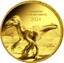 0,5g Gold Prehistoric Life Utahraptor 2024 (Auflage: 2.000 | Polierte Platte)