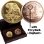 2 x 1 Unze Gold Big Five III & Krügerrand Satz Privymark Elefant 2024 (Auflage: 100 | Polierte Platte)