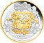 2 Unze Silber SpongeBob Schwammkopf 2024 (Auflage: 2.000 | teilvergoldet | Polierte Platte)