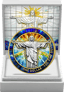 1 Unze Silber Berühmte Statuen Cristo Redentor 2024 (Auflage: 100 | teilvergoldet)