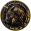 1 oz Silver African Animals Black and Gold Zebra 2025 (Mintage: 100 | partially gold-plated)