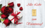 1g Gold Bar Heimerle und Meule Valentine's Day FineCard